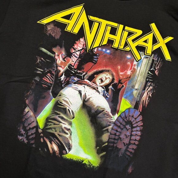 Anthrax Spreading the Disease Thrash Metal Band Tee L - Picture 4 of 4